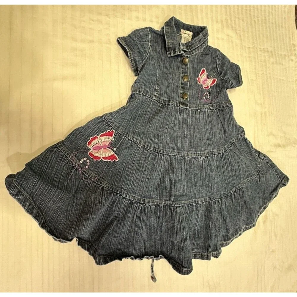 SPEECHLESS GIRLS DENIM DRESS SIZE 6